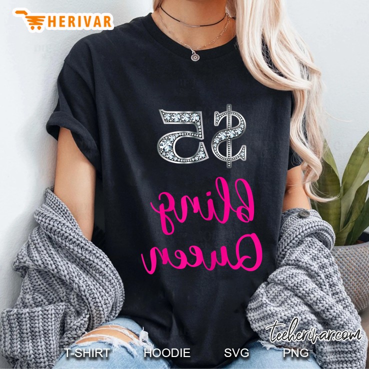 Womens $5 Bling Queen Jewelry Consultant Reverse Mirror Live Shows Ladies Tee