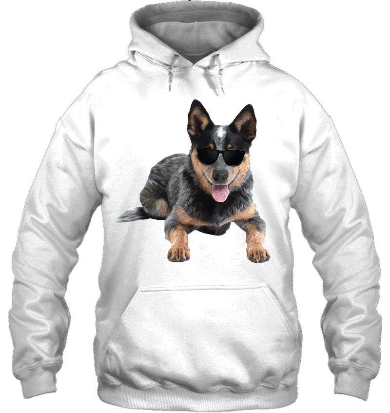 Australian Cattle Heeler Dog In Aviator Dog Lover Mugs