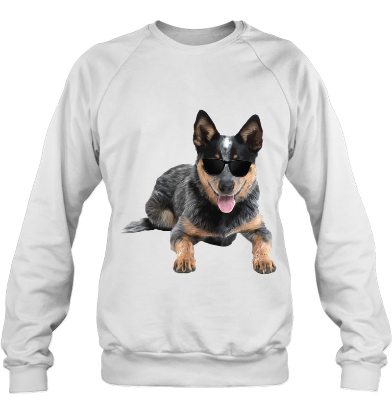 Australian Cattle Heeler Dog In Aviator Dog Lover Mugs