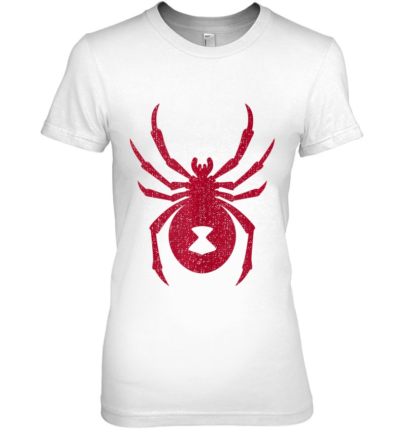 Black Widow Spider Distressed Graphic Tank Top Ladies Tee