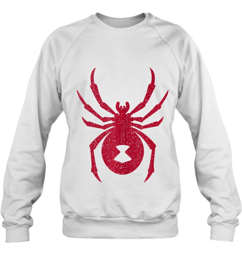 Black Widow Spider Distressed Graphic Tank Top Sweatshirt