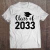 Class Of 2033 Grow With Me Shirt -Handprints Go On The Back Tee