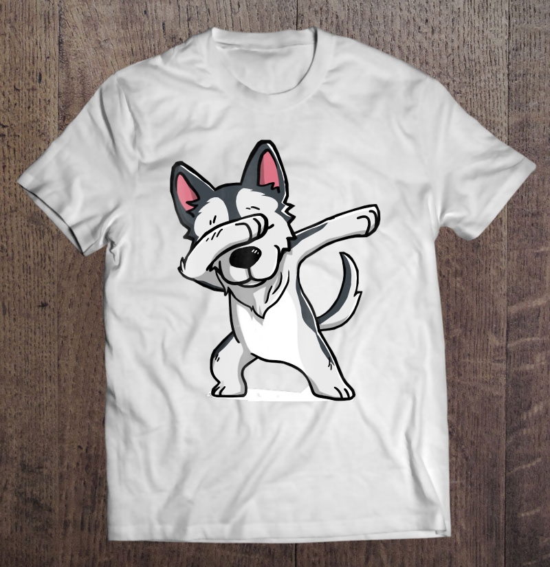 Dabbing Wolf Shirt - Cute Funny Wolf Dab Shirt