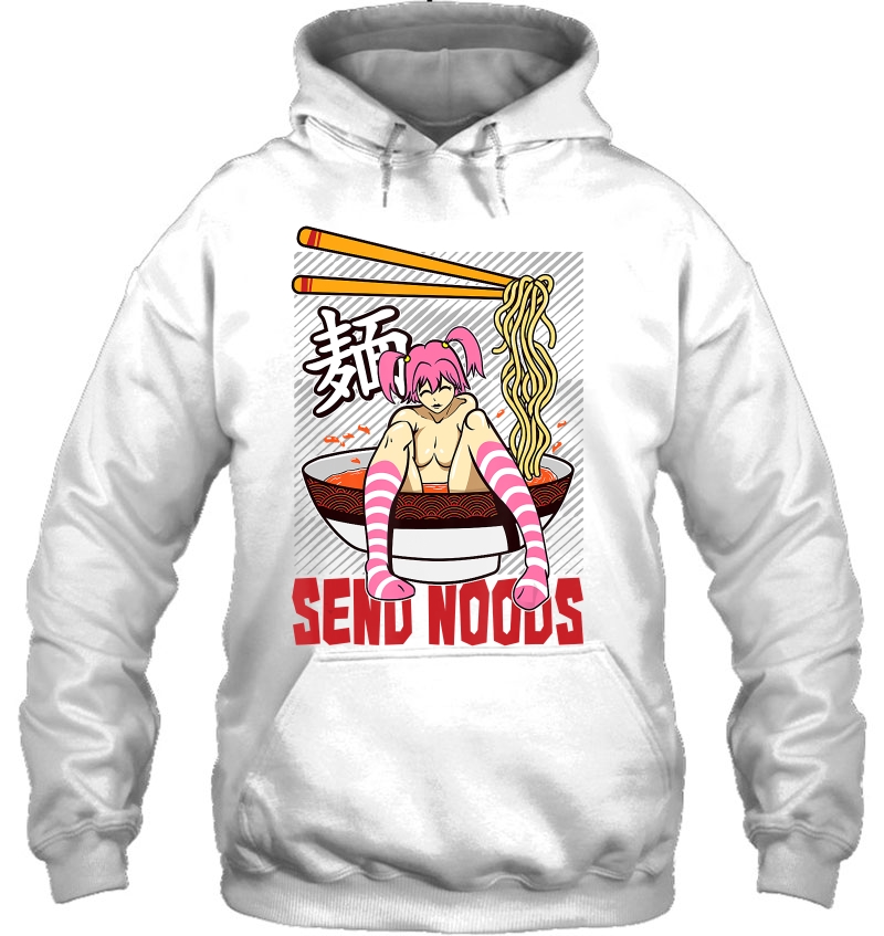 Funny Send Noods Ramen Bowl Lewd Anime Shabu Noodle Pool Mugs