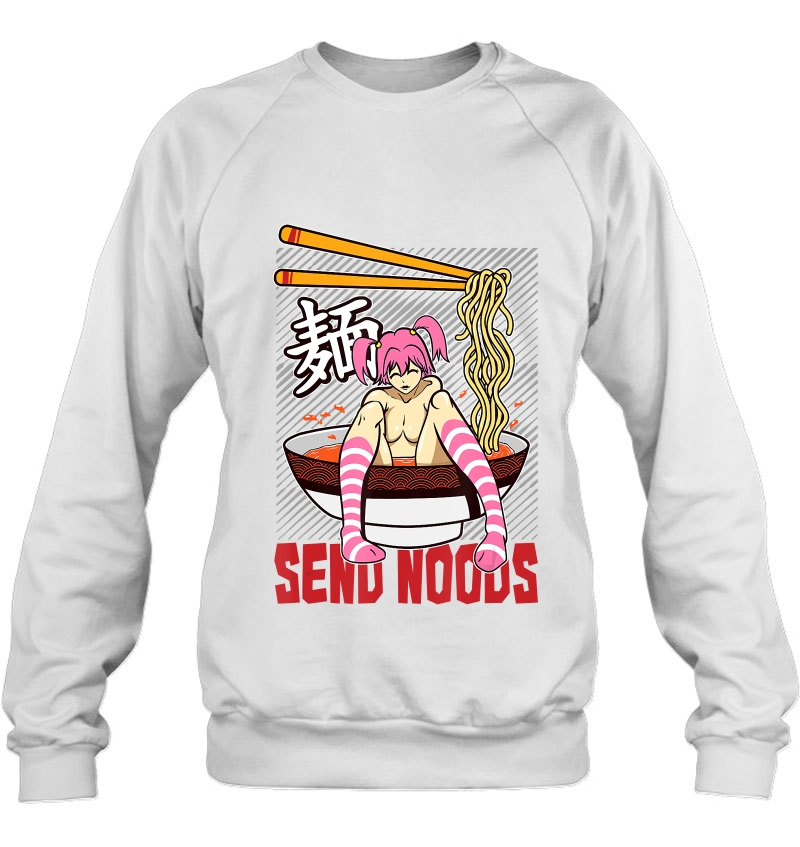 Funny Send Noods Ramen Bowl Lewd Anime Shabu Noodle Pool Mugs