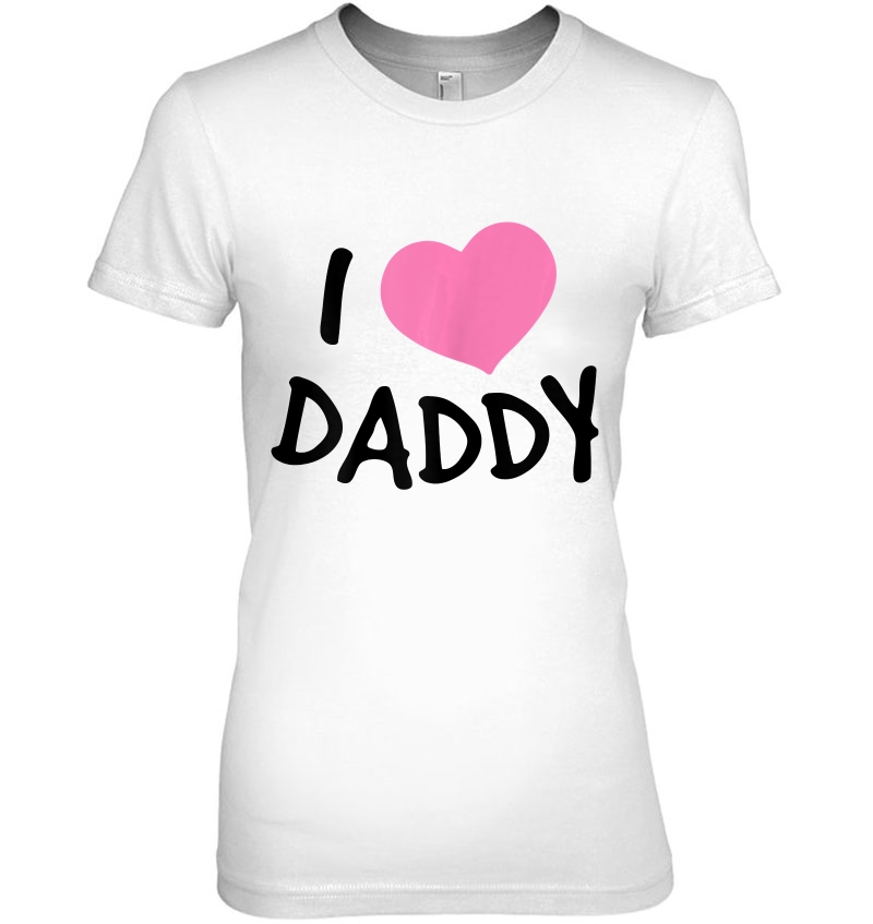 I Love (Heart) Daddy - Women's Sleep Shirt Hoodie