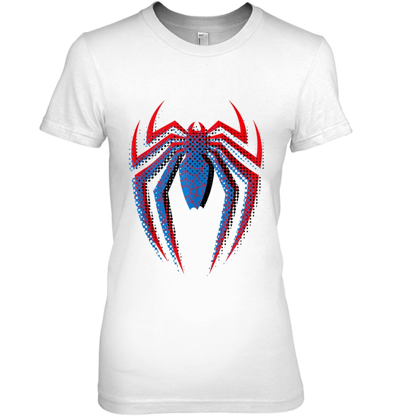 Marvel Spider-Man Dot Build-Up Logo Tank Top Hoodie