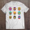 Masks Of Legends - Retro Lucha Libre Gift Tee