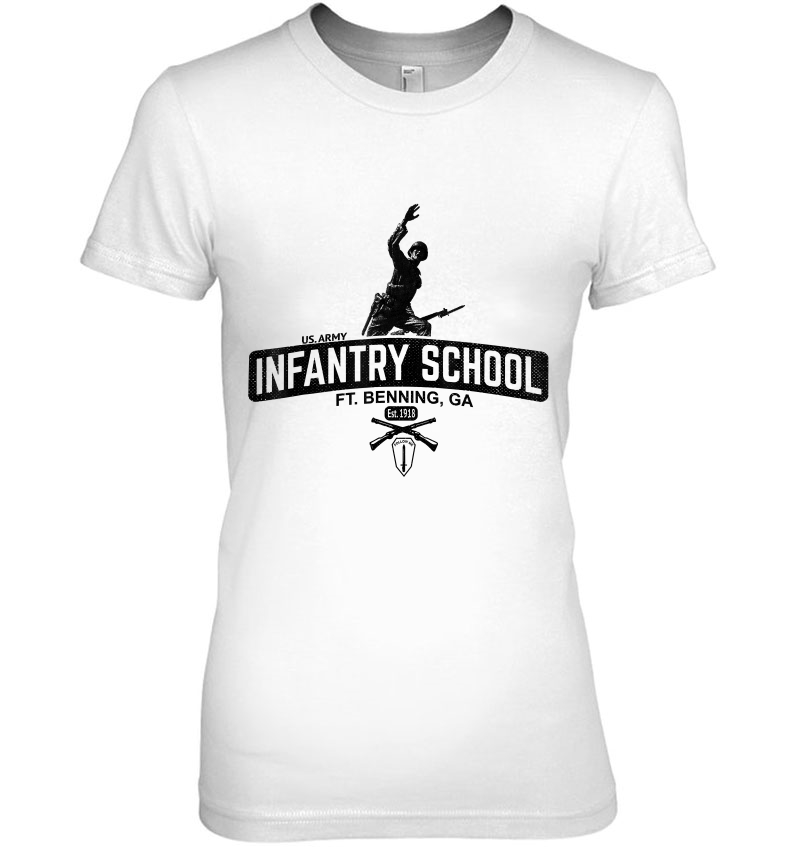 Mens Us Army Infantry School - Fort Benning Ladies Tee