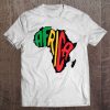 Outline Africa Unity Ethiopian Continent Pan Africa Tee