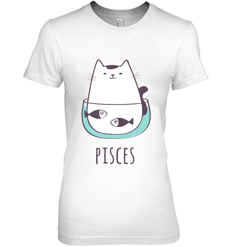 Pisces Star Sign Feline Design Cute, Funny Kitty Zodiac Cat Hoodie