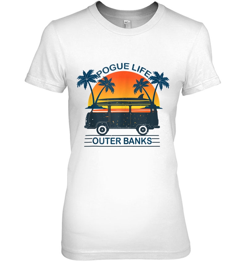 Pogue Life Outer Banks Retro Vintage Sunny Tank Top Hoodie