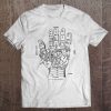 Vintage Palm Reading Chart Palmistry Fortune Psychic Tee