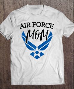 Womens Logo Airforce Mom Shirts For Women-Cool Gifts For Moms Tee