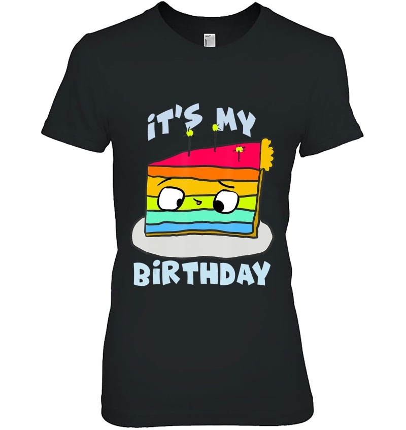 (Hey!) It's My Birthday Rainbow Cartoon Cake Hoodie