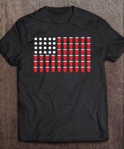 4Th Of July Gift Beer Pong American Flag Drinking Tee