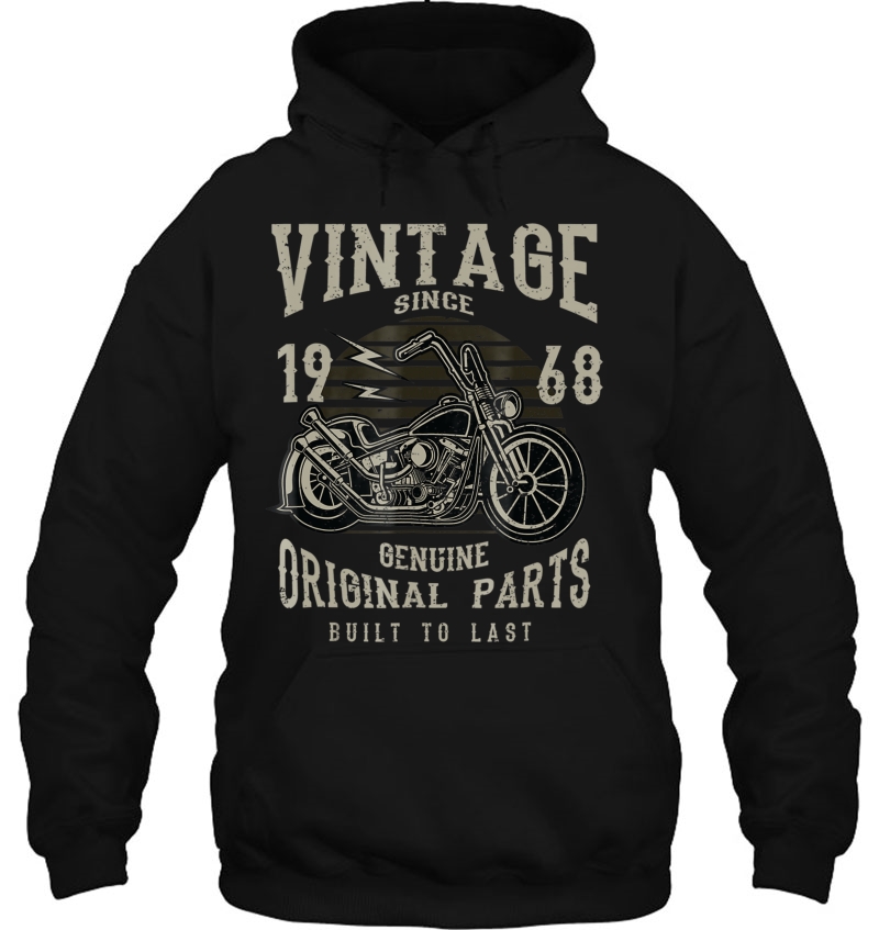 52Th Birthday 1968 Vintage Retro Motorcycle Chopper Tshirt Mugs