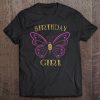 9Th Birthday Girl Shirt Pink Butterfly Birthday Shirt Tee