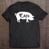 Animal Lover Pig Design - Farmer Gift 'I Love Pigs' Cute Pig Tee