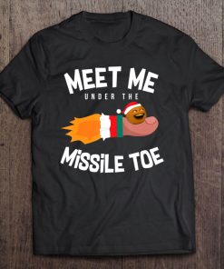 Annoying Orange Christmas Missile Toe Joke Tee