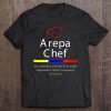 Arepa Chef With Red Cap Tricolor Dark Venezuela Gift Tee