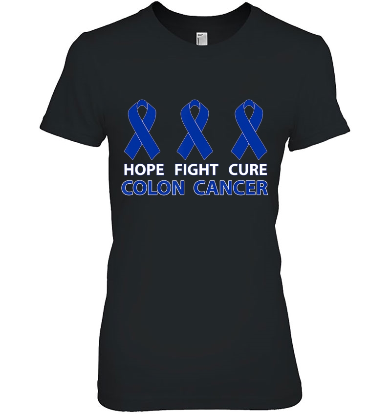 Colon Cancer Awareness Blue Ribbon Hoodie