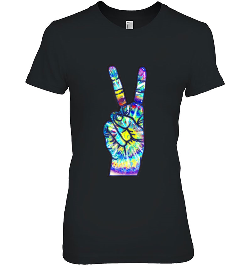 Cool Peace Hand Tie Dye For Boys And Girls Hoodie