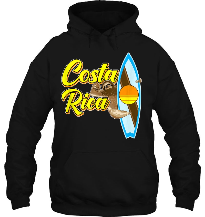 Costa Rica Vacation Souvenir Sloth Surfing Travel Gift Mugs