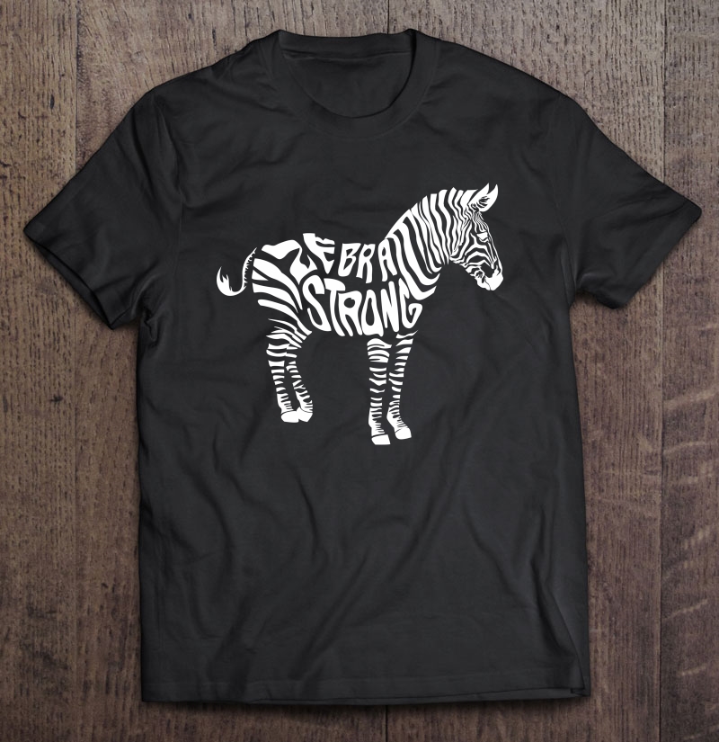 Cute Zebra Strong Ehlers Danlos Syndrome Awareness Hood Gift Shirt