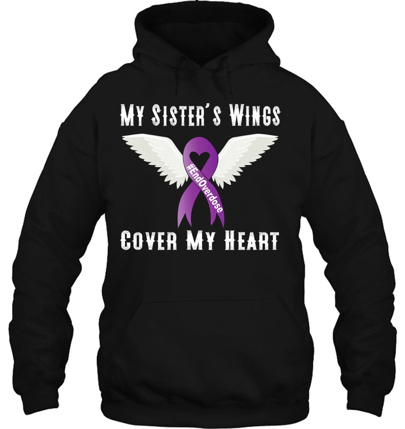 End Overdose My Sister's Wings Cover My Heart Mugs