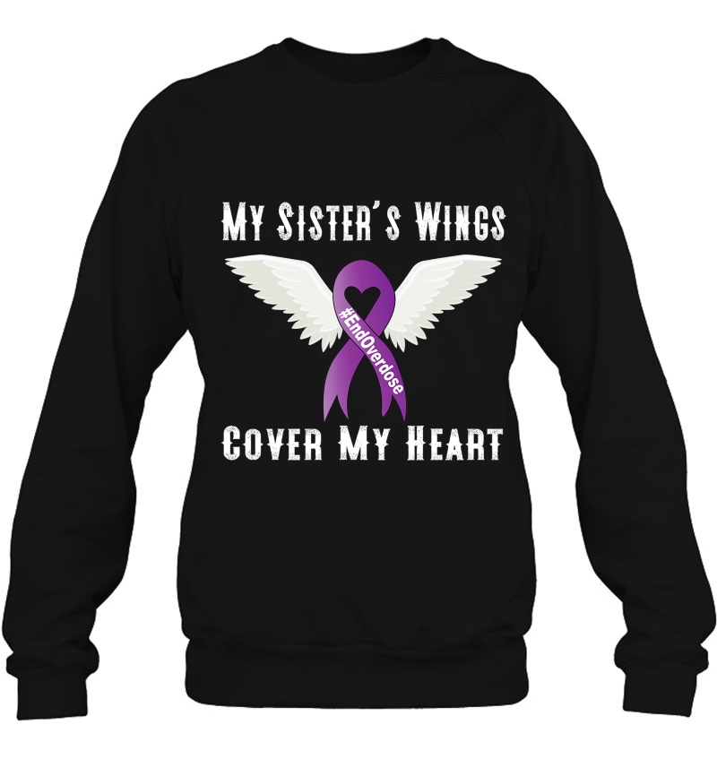 End Overdose My Sister's Wings Cover My Heart Mugs