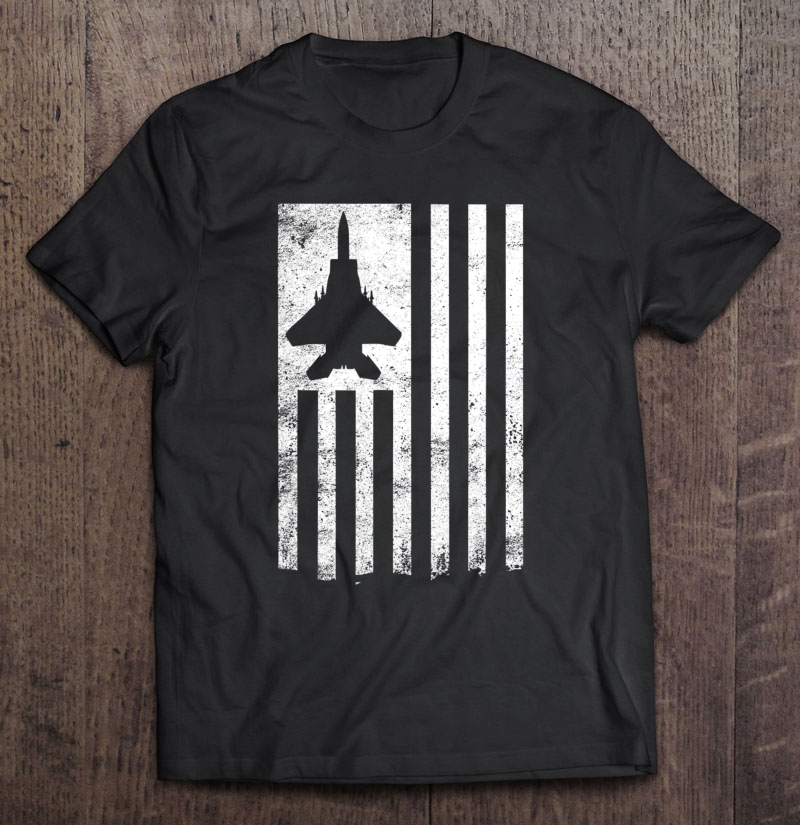 F-15 Usa Flag Eagle Fighter Jet For Usaf Pilot Or Crew Shirt