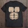 Gorilla Chest Muscles Abs Costume Shirt Halloween Easy Gift Premium Tee