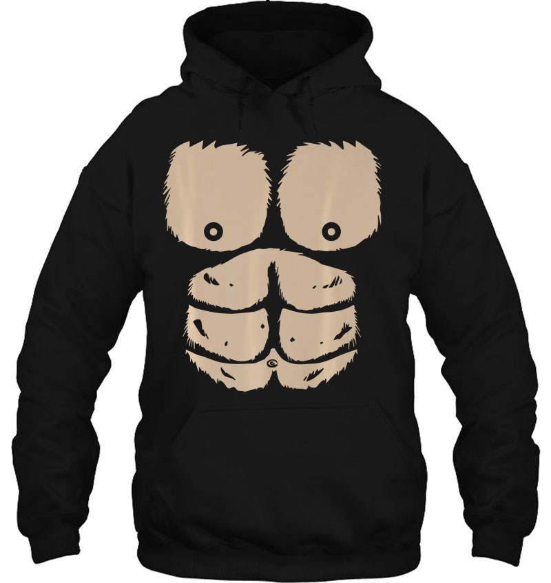 Gorilla Chest Muscles Abs Costume Shirt Halloween Easy Gift Premium Mugs