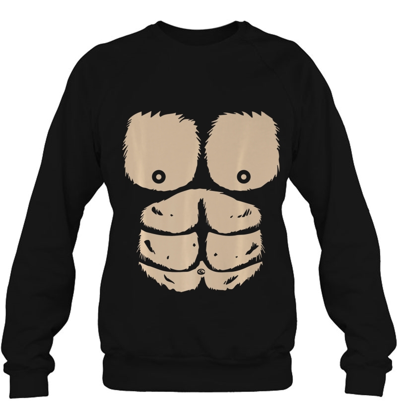 Gorilla Chest Muscles Abs Costume Shirt Halloween Easy Gift Premium Mugs