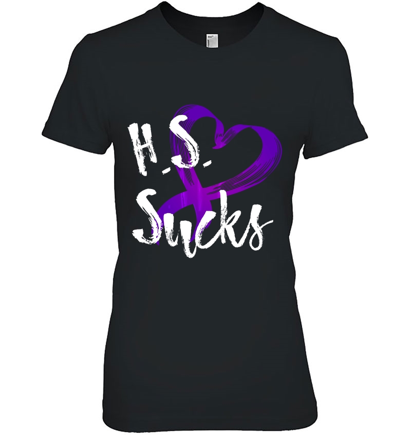 Hidradenitis Suppurativa Purple Ribbon Hs Sucks Hoodie