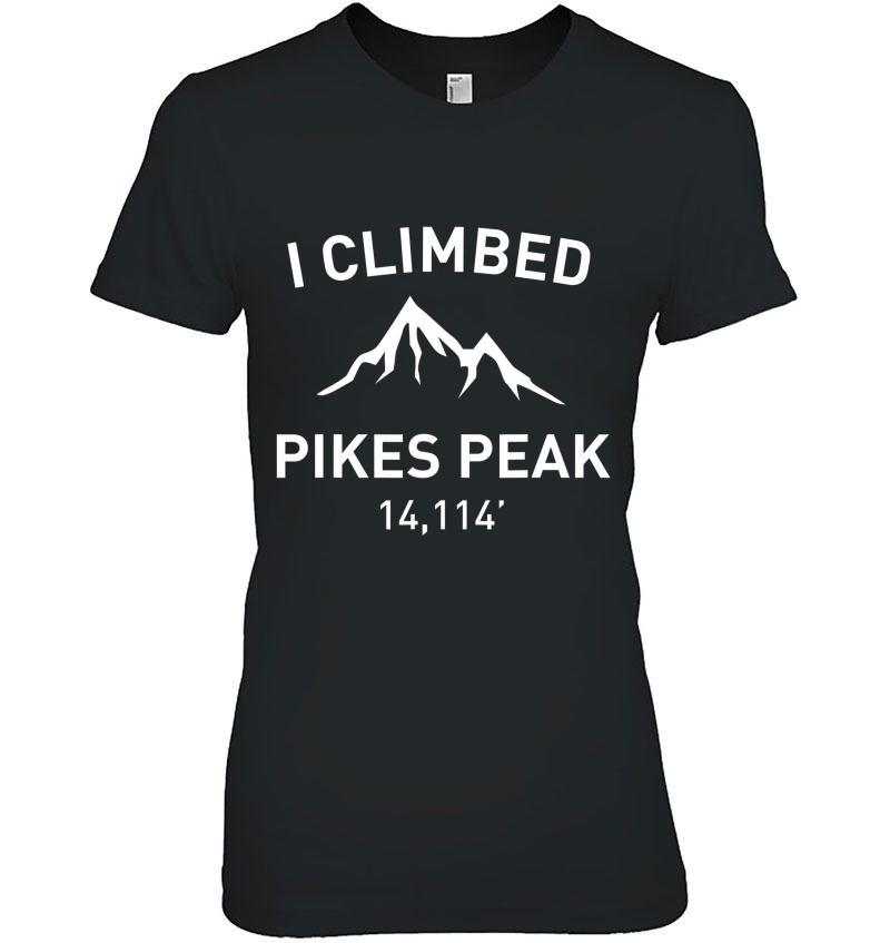 I Climbed Pikes Peak Outdoor Hiking Hoodie