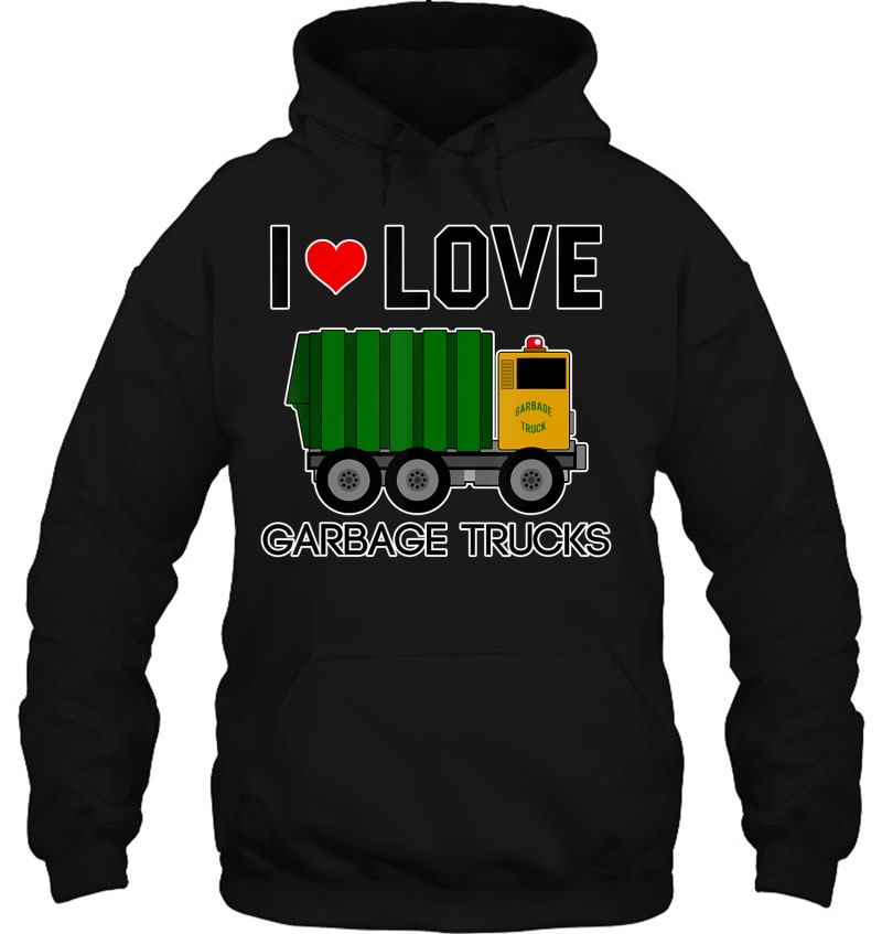 I Love Garbage Trucks Shirt Cool Little Garbage Lover Mugs