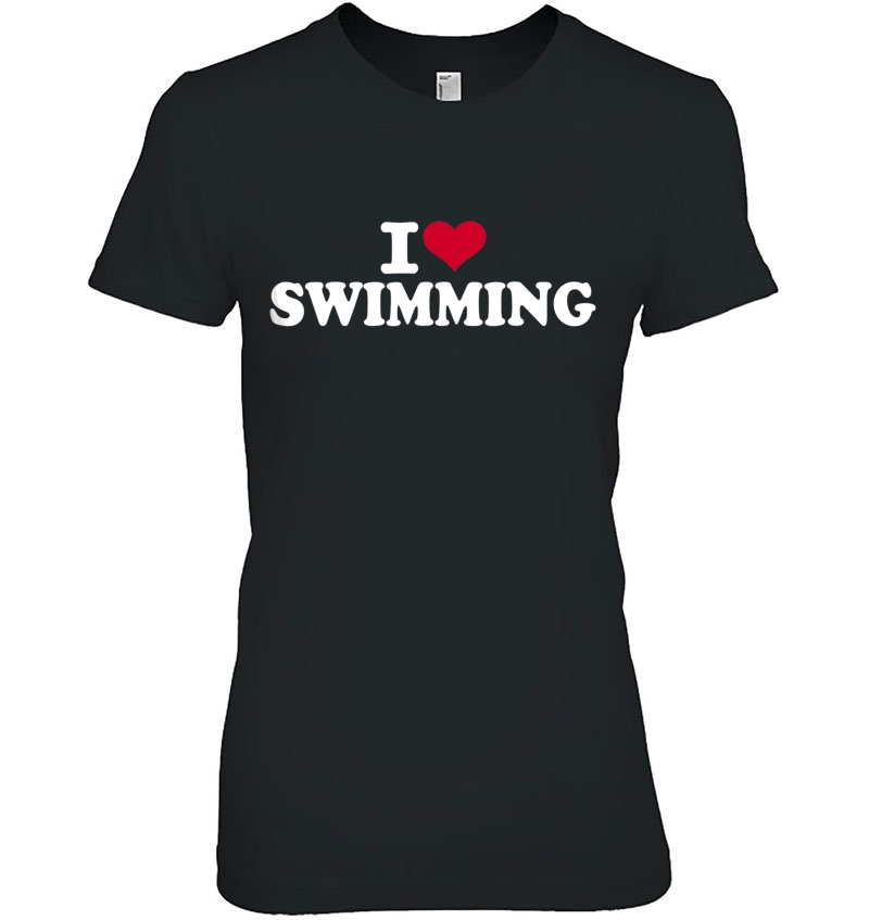 I Love Swimming Hoodie