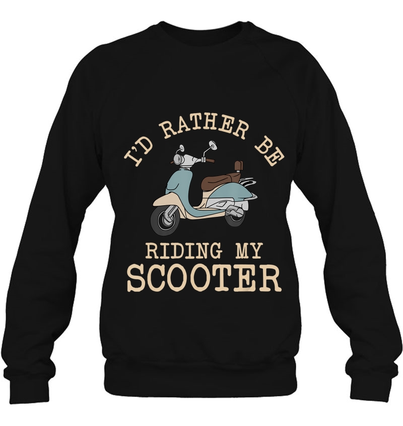 I'd Rather Be Riding My Scooter - Moped Motor Scooter Mugs