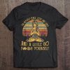 I'm Mostly Peace Love And Light & Little Go F Yourself Tee