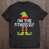 I'm The Fitness Elf Matching Christmas Costume Shirt Tee