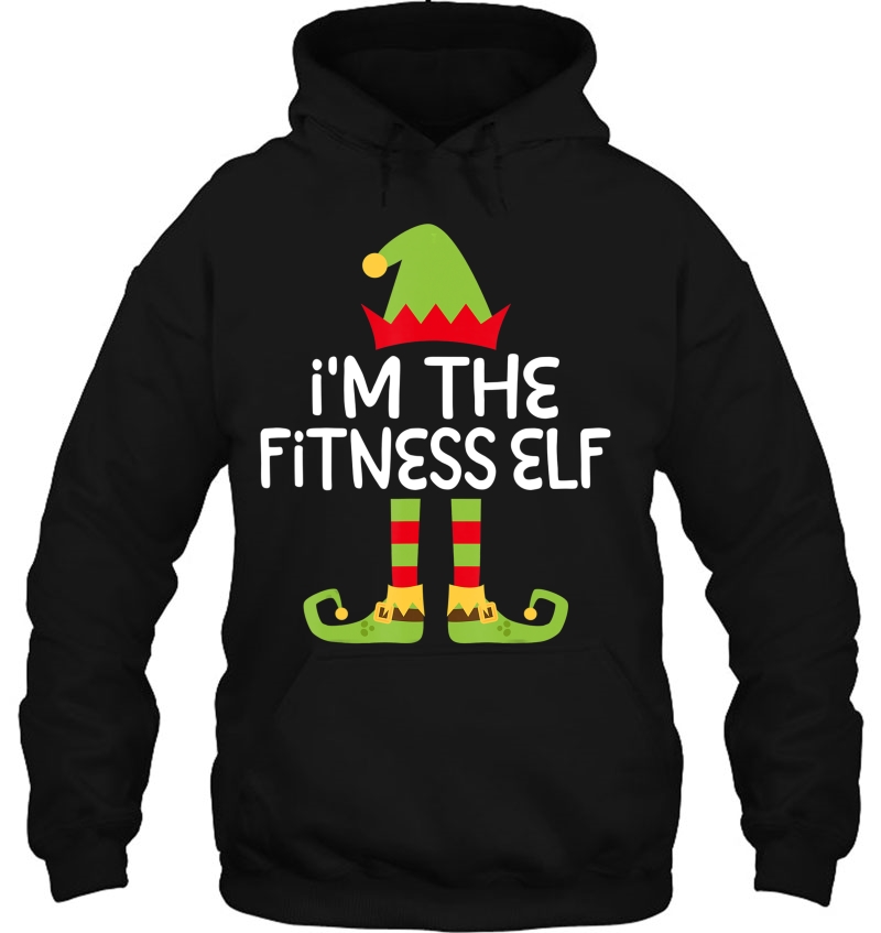 I'm The Fitness Elf Matching Christmas Costume Shirt Mugs