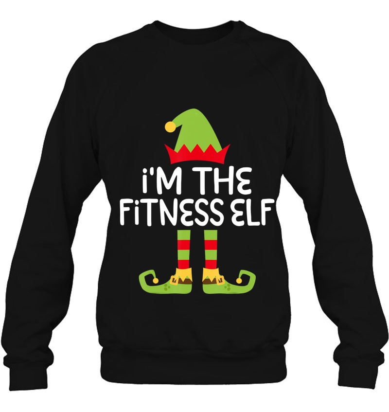 I'm The Fitness Elf Matching Christmas Costume Shirt Mugs