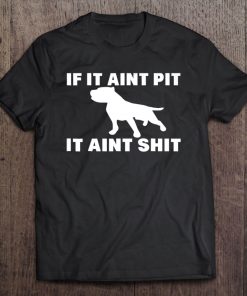 If It Aint Pit It Aint Shit Proud Pitbull Dog Owner Tee