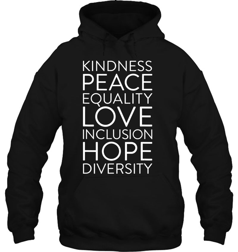 Inclusion Kindness Diversity Peace Love Social Justice Mugs