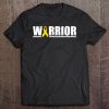 Kids Childhood Cancer Warrior Pediatric Golden Awareness Tee