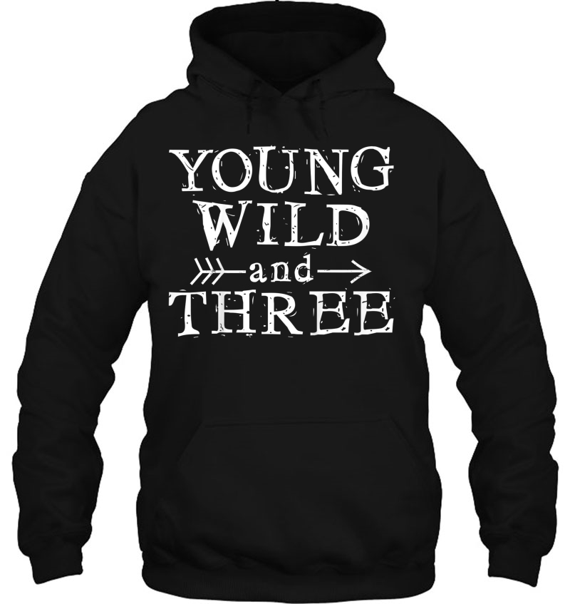 Kids Young Wild & Three Toddler Boys Birthday Shirt 3 Years Gift Mugs