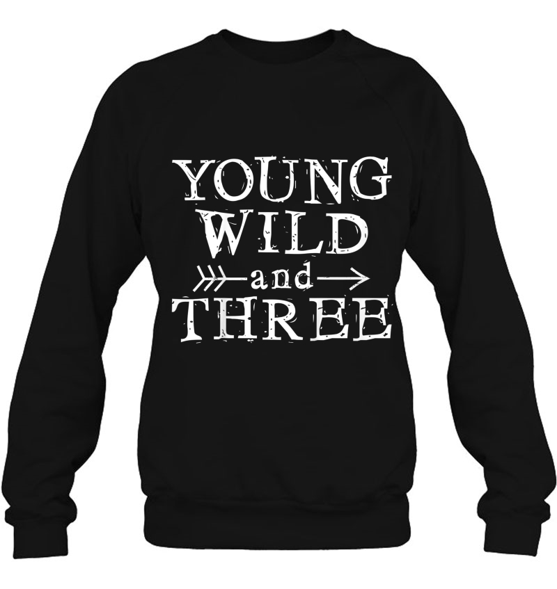 Kids Young Wild & Three Toddler Boys Birthday Shirt 3 Years Gift Mugs