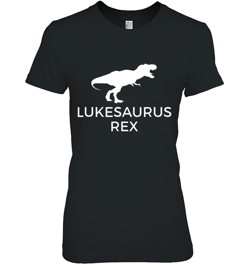 Lukesaurus Rex , Funny Luke Dinosaur Hoodie